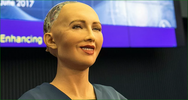 الروبوت صوفيا تبيع لوحة رقمية مقابل 688 ألف دولار أنجزتها بنفسها