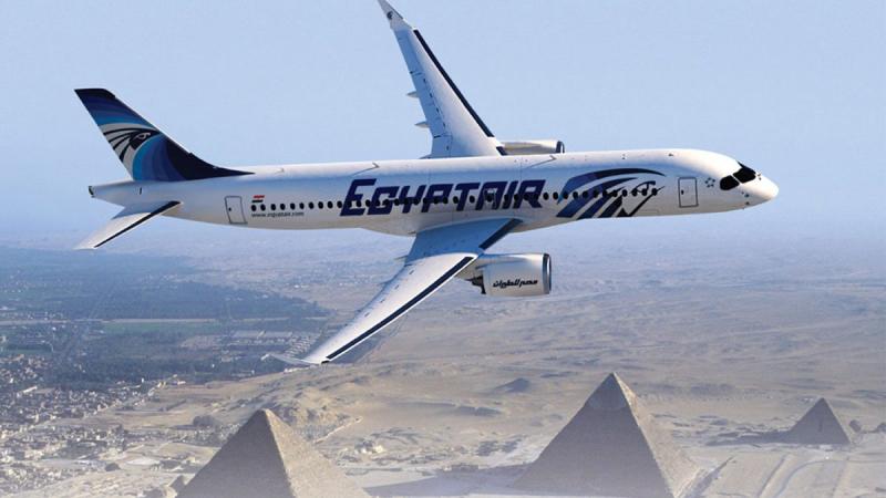 تفاصيل عودة طائرة مصر للطيران بعد إقلاعها من مطار برج العرب