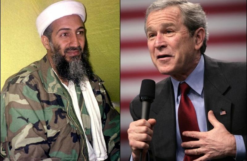 بوش وبن لادن