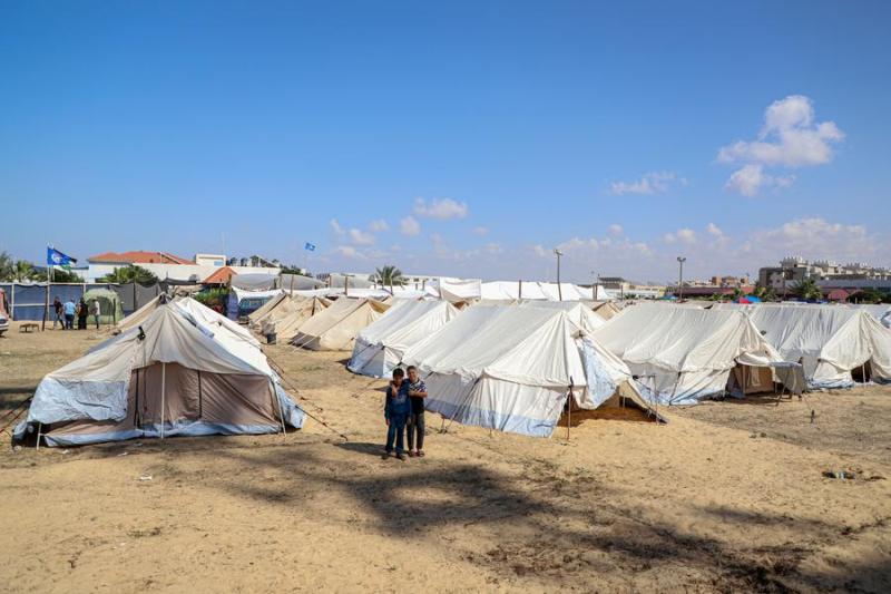 المخيمات في قطاع غزة