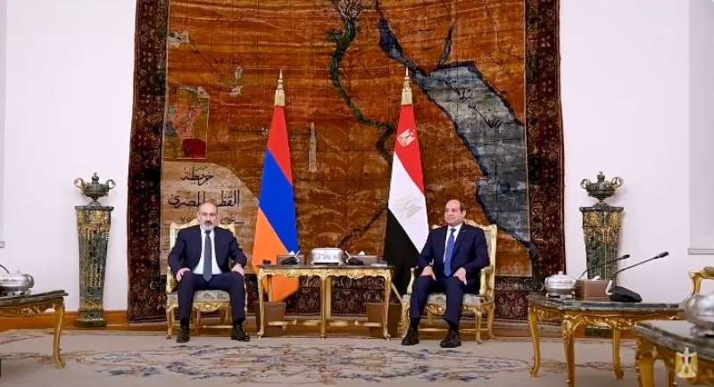 السيسي ورئيس الوزراء الأرميني