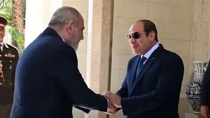 السيسي ورئيس وزراء أرمينيا