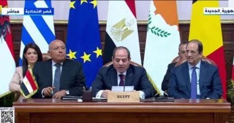 الرئيس السيسي: نسعى لمزيد من الزخم في العلاقات المصرية الأوروبية