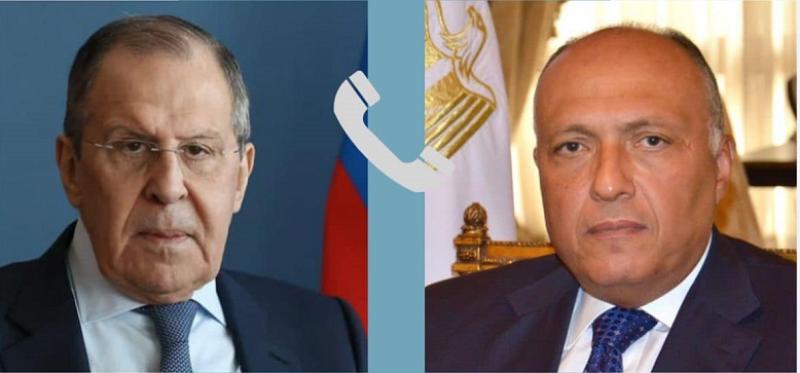 وزير الخارجية ينقل لنظيره الروسي تعازي مصر في حادث إطلاق النار