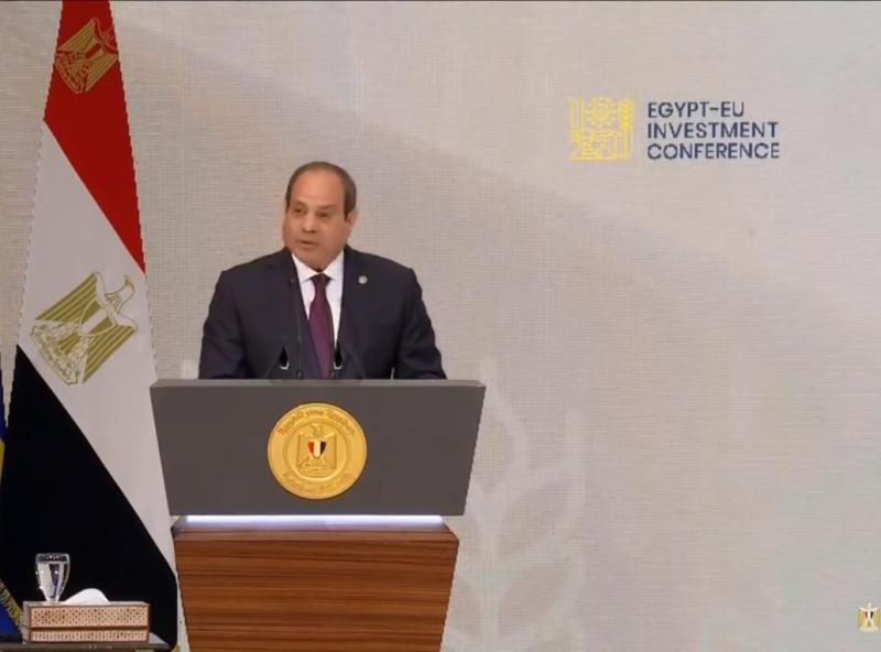الرئيس السيسي: لدينا فرص كبيرة جدًا للاستثمار داخل مصر